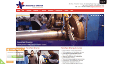 Desktop Screenshot of mansfieldenergy.com