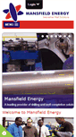 Mobile Screenshot of mansfieldenergy.com
